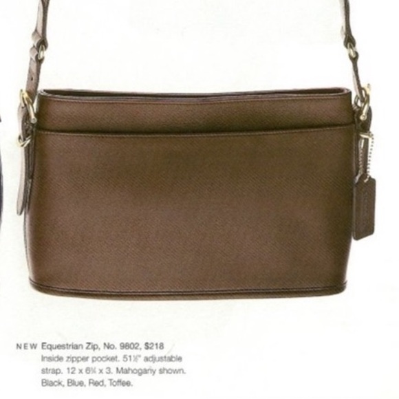 COACH VINTAGE EQUESTRIAN ZIP BAG No 9802 - Picture 16 of 16